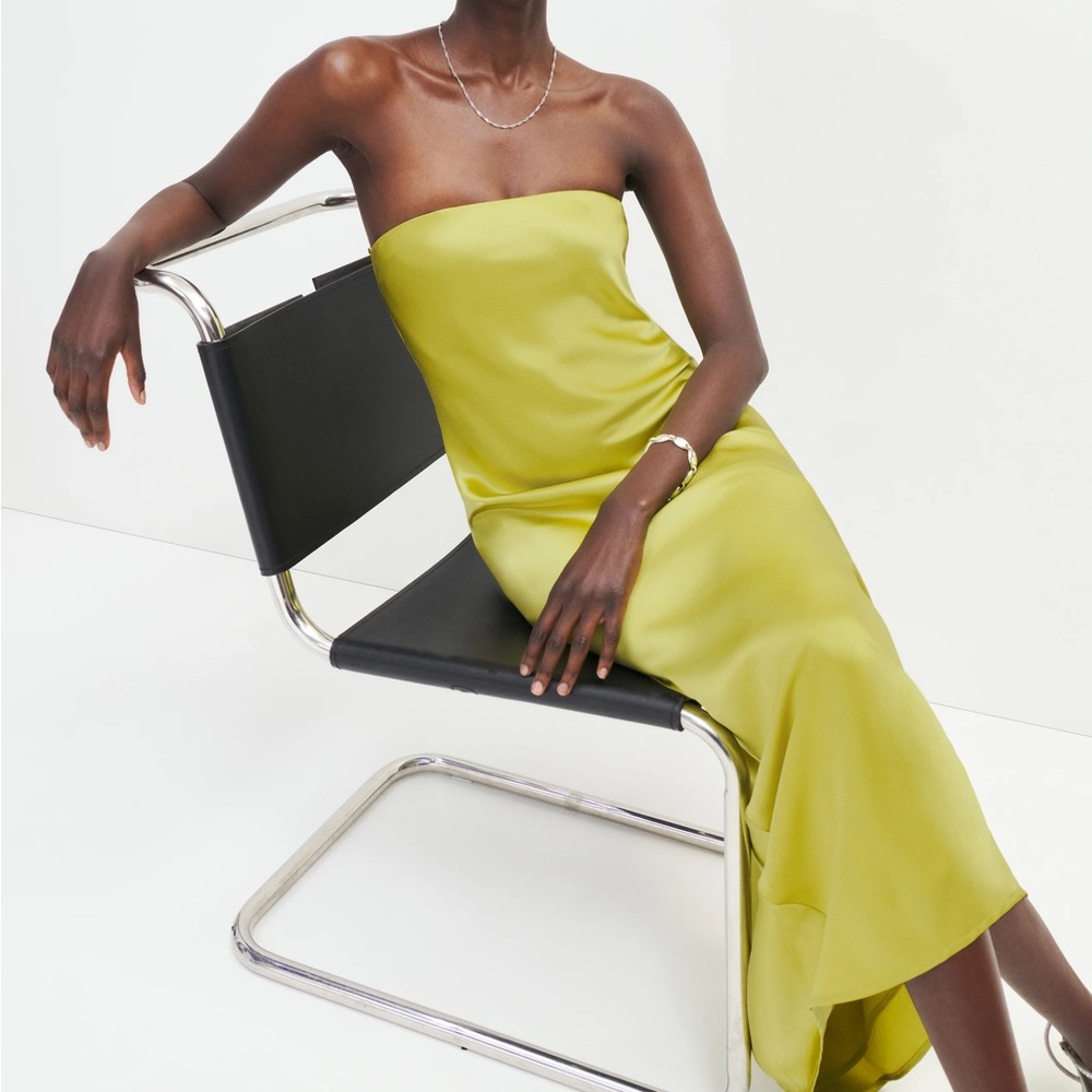 Reformation Joana dress in algae bloom
